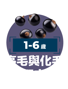 紫色圓圈（SHINY COAT & HAIRBALL）